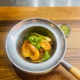 กุ้งอบวุ้นเส้น(Baked Shrimp with Glass Noodles)