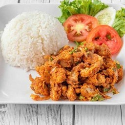 ข้าวยำไก่แซ่บ