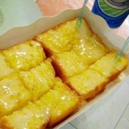 ขนมปังปิ้งเนยนม 2 แผ่น