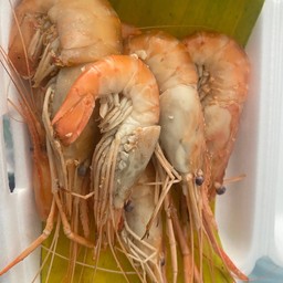 กุ้งแม่น้ำ อบเกลือ
