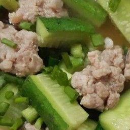 ต้มจืดแตงกวาหมูสับ