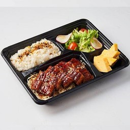 Bento 10  เซตปลาไหลย่างซีอิ้ว