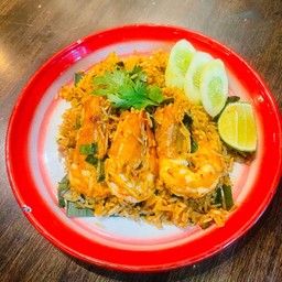 ข้าวผัดต้มยำกุ้ง(Tom Yum Goong Fried Rice)