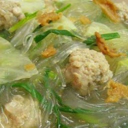 ต้มจืดวุ้นเส้นหมูสับ