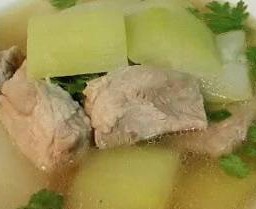 แกงจืดฟักซี่โครงหมู