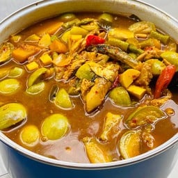 Rice + Fish Organs Sour Soup