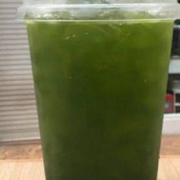 ชาเขียวน้ำผึ้ง แก้วถัง