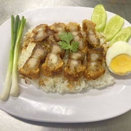ข้าวหมูกรอบ
