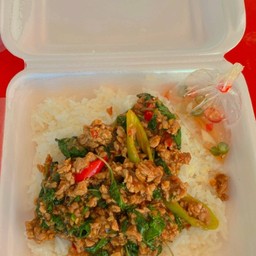 ข้าวกระเพราหมูสับ