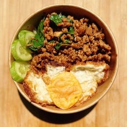 ก.ไก่ 🐓 ข.ไข่ 🍳 กะเพราพริกแห้ง