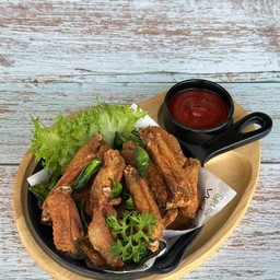 ปีกไก่ทอด