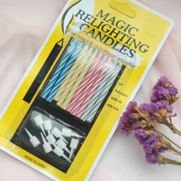 เทียนเป่าไม่ดับ บรรจุ 10 เล่ม