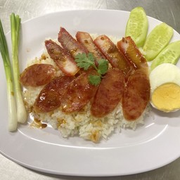 ข้าวหมูแดง-กุนเชียง