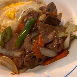 ผัดพริกอ่อนตับ