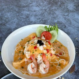 ข้าวไข่ข้นกุ้ง