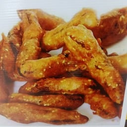 กล้วยทอดอัพวา ตลาดบางขุนศรี