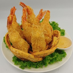 กุ้งชุบแป้งทอด