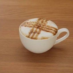 นมสดคาราเมล ร้อน