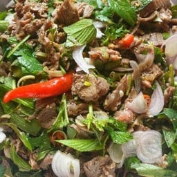 ก้อยหมูสุก