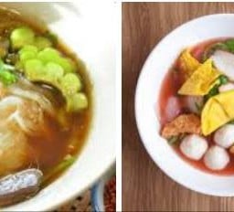 ก๋วยเตี๋ยวไก่ตุ๋นมะระ ตลาดนัดโอภาสี
