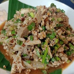 ลาบเนื้อสุก ขม