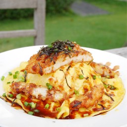 ข้าวไข่ข้นไก่ทอดเทอริยากิ