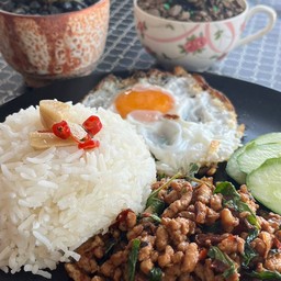 ข้าวกะเพราหมูสับ
