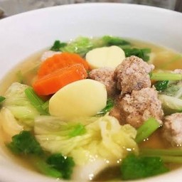 ต้มจืดหมูก้อน