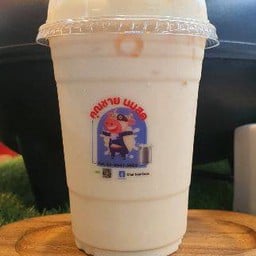 นมสดไวท์มอลต์เย็น (ใส่แก้ว)