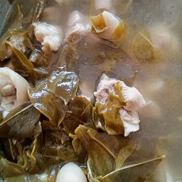 ต้มจืดขาหมูชะมวง