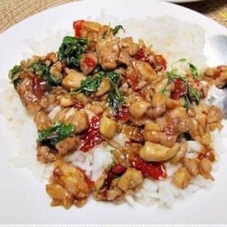 กะเพราไก่(กับข้าว)