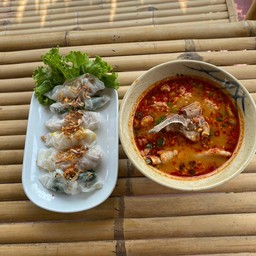 น้ำต้มยำ+ปากหม้อ 6 ตัว (คละไส้)