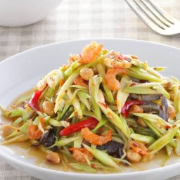 ตำไทมะม่วงปลากรอบ