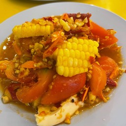 ตำข้าวโพดไข่เค็ม