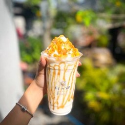 นมคาราเมลคอนเฟลกปั่น