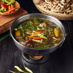 แกงเห็ดรวม (ปลาร้า)