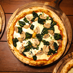 PIZZA SPINACH & MUSHROOM