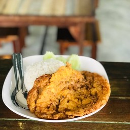 ข้าวไข่เจียวหมูสับ