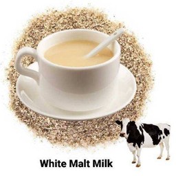 นมสด ไวท์มอลต์ร้อน