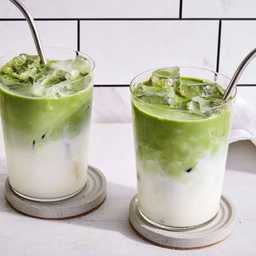 Premium matcha latte