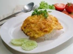 ข้าวไข่เจียวหมูสับ