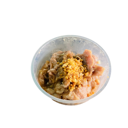 หมูนุ่ม ทอดกระเทียมขุนช้าง (กับข้าว)