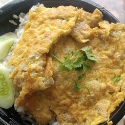 ไข่เจียวบุฟเฟ่ต์ หมูทอดน้ำจิ้มแจ่ว byน้องใบหยก