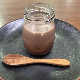 Homemade organic cacao raw pudding(オーガニックカカオ生プリン)
