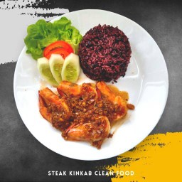 ข้าวกุ้งผัดกระเทียม