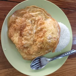 ข้าวไข่เจียวกุ้งสับ