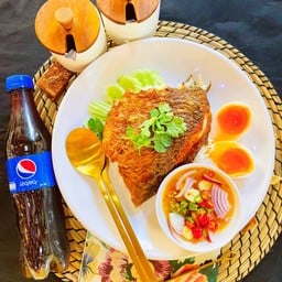 ลด22%คุ้มอ่ะ ข้าวปลาแกะ+🍳ไข่ตูม🍳+เป๊ปซี