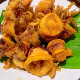 ทอดหมึกแดด