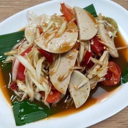 ส้มตำปูปลาร้าหมูยอ