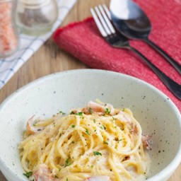 สปาเก็ตตี้คาโบนาร่า (SPAGHETTI CARBONARA)